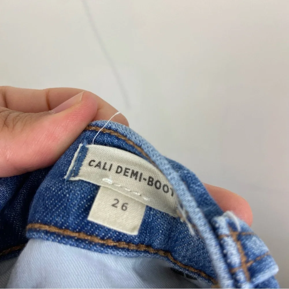 Madewell Medium Wash Cali Demi Boot Denim Jeans Classic‎ Size 26 Normcore Casual